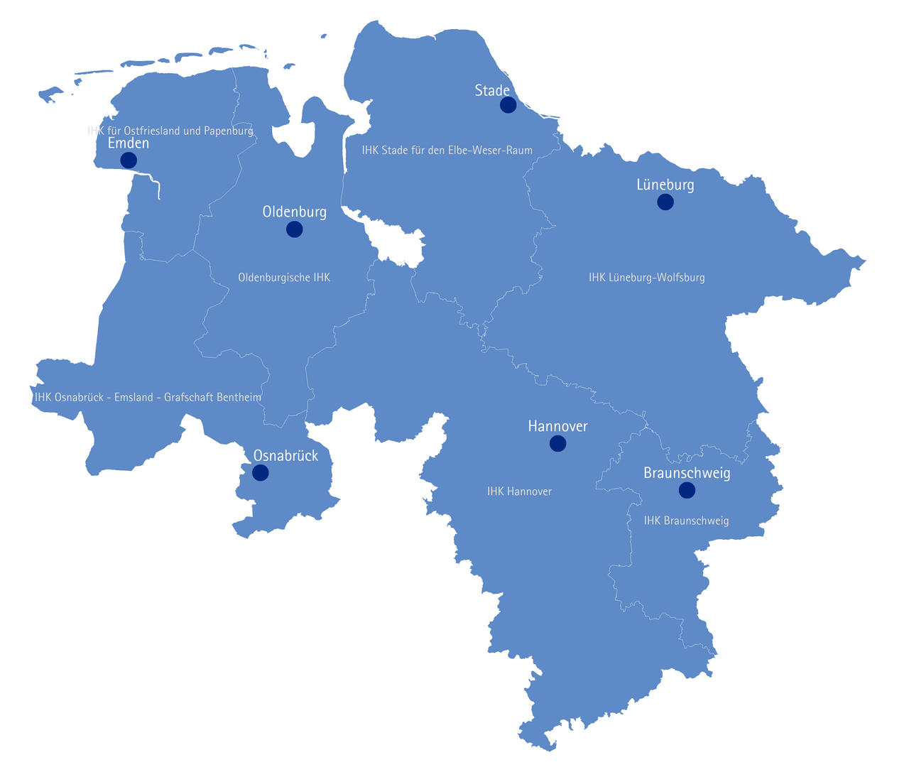 IHK Niedersachsen Mitgliedskammern