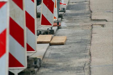 Baustelle Stra&szlig;e